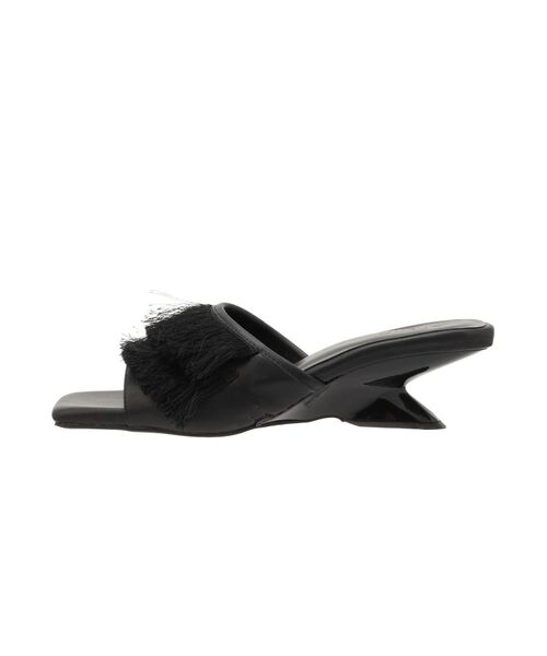 MURUA(ムルーア)の「フリンジサンダル(サンダル・レディース・アイボリー/ブラック・24.5/23.5)」の12枚目の写真