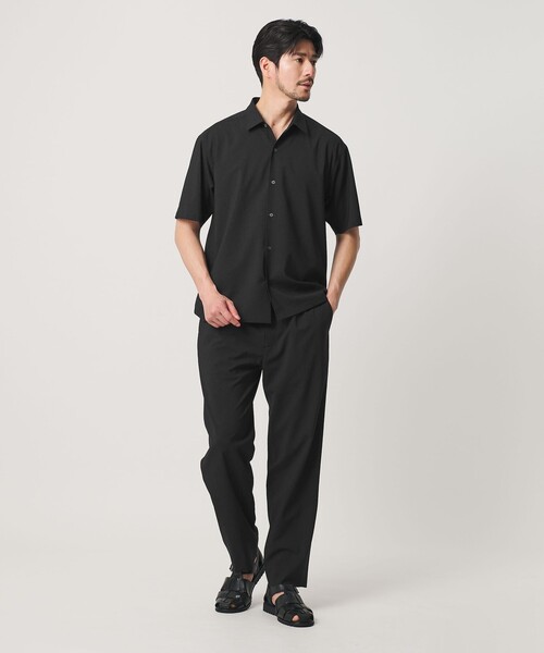 BEAUTY&YOUTH UNITED ARROWS(ビューティーアンドユースユナイテッドアローズ)の「【WEB限定 WARDROBE SMART】サマーファンクション 1P ワイド スラックス【吸水速乾】(スラックス・メンズ・ブラック/ダークグレー/オリーブ・S/M/L/XL)」の6枚目の写真