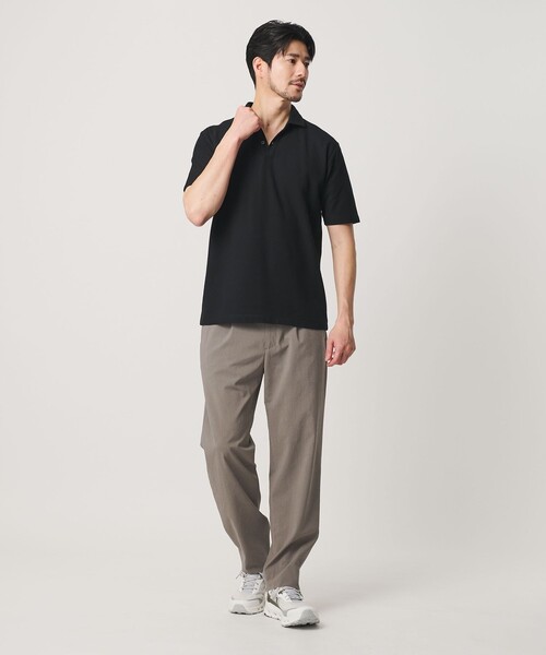 BEAUTY&YOUTH UNITED ARROWS(ビューティーアンドユースユナイテッドアローズ)の「【WEB限定 WARDROBE SMART】サマーファンクション 1P ワイド スラックス【吸水速乾】(スラックス・メンズ・ブラック/ダークグレー/オリーブ・S/M/L/XL)」の9枚目の写真