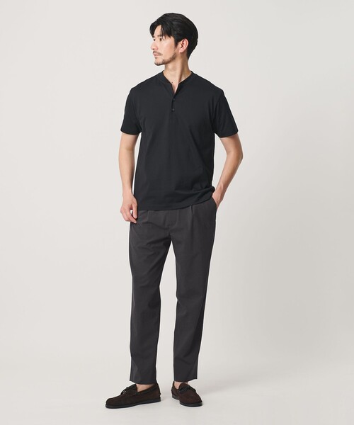 BEAUTY&YOUTH UNITED ARROWS(ビューティーアンドユースユナイテッドアローズ)の「【WEB限定 WARDROBE SMART】サマーファンクション 1P ワイド スラックス【吸水速乾】(スラックス・メンズ・ブラック/ダークグレー/オリーブ・S/M/L/XL)」の10枚目の写真