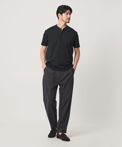 BEAUTY&YOUTH UNITED ARROWS(ビューティーアンドユースユナイテッドアローズ)の「【WEB限定 WARDROBE SMART】サマーファンクション 1P ワイド スラックス【吸水速乾】(スラックス・メンズ・ブラック/ダークグレー/オリーブ・S/M/L/XL)」の12枚目の写真
