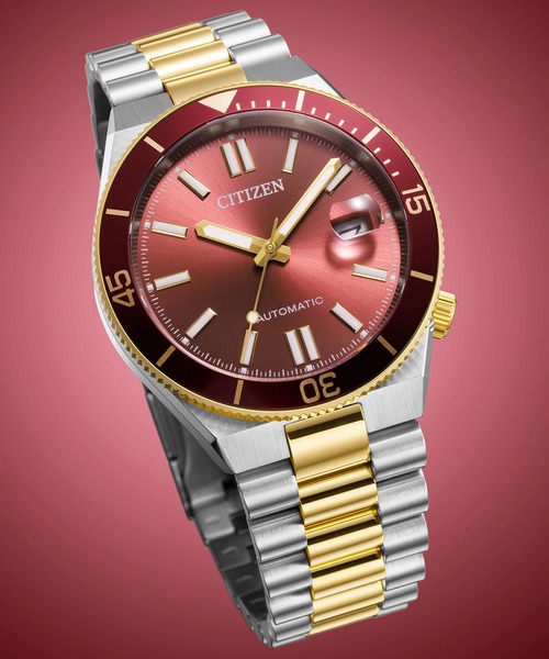 CITIZEN(シチズン)の「CITIZEN COLLECTION シチズンコレクション メカニカル TSUYOSA NJ0234-58X(アナログ腕時計・メンズ・シルバー×ゴールド・FREE)」の6枚目の写真
