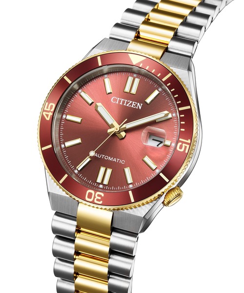 CITIZEN(シチズン)の「CITIZEN COLLECTION シチズンコレクション メカニカル TSUYOSA NJ0234-58X(アナログ腕時計・メンズ・シルバー×ゴールド・FREE)」の8枚目の写真