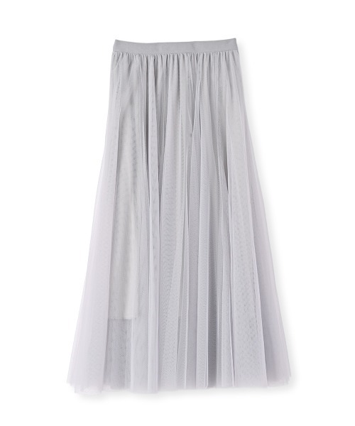 marjour（マージュール）の「LAYER TULLE SKIRT（スカート・レディース・グレー/アイボリー・M）」の2枚目の写真