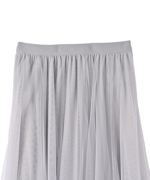 marjour（マージュール）の「LAYER TULLE SKIRT（スカート・レディース・グレー/アイボリー・M）」の13枚目の写真
