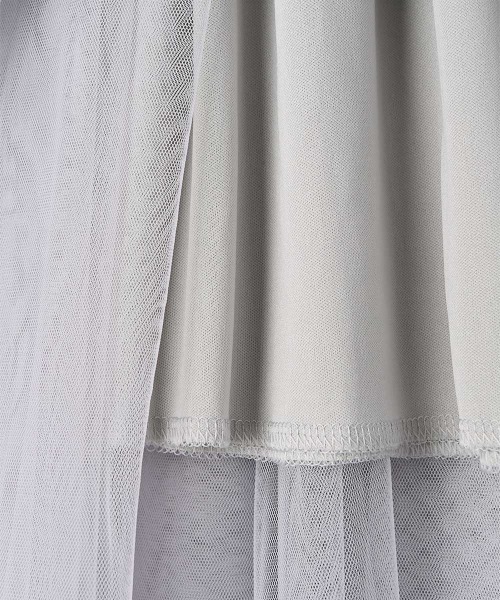 marjour（マージュール）の「LAYER TULLE SKIRT（スカート・レディース・グレー/アイボリー・M）」の15枚目の写真