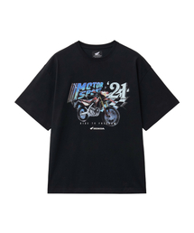 Motor Sports Short Sleeve Black