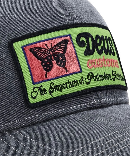DEUS EX MACHINA(デウスエクスマキナ)の「デウス・エクス・マキナ【DEUS EX MACHINA】- トラッカーキャップ【SLAPSTICCK TRUCKER BLACK D261MHA552】(キャップ・メンズ・ブラック・ONE SIZE)」の3枚目の写真