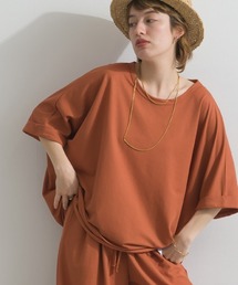 Fizz（フィズ）の「冷感鹿の子　ドルマンプルオーバー（Tシャツ/カットソー）」