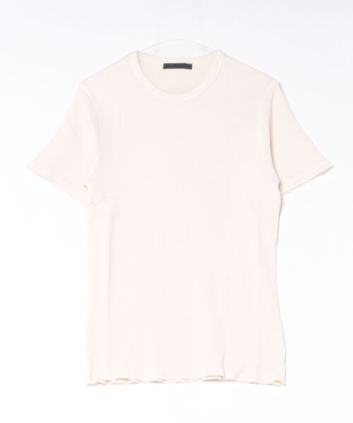 Revo.(レボ)の「ピグメント加工 サーマル クルーネック 半袖Tシャツ【UNISEX】(Tシャツ/カットソー・メンズ・ブラック/カーキ/ネイビー/ホワイト・M/L/XL)」の2枚目の写真
