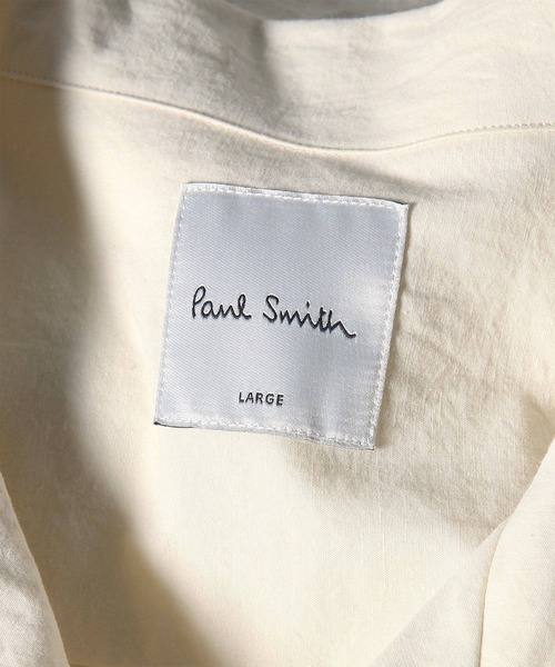 Paul Smith（ポールスミス）の「"Travel Stories" エンブロイダリー オープンカラーシャツ / 163321 905UE（シャツ/ブラウス・メンズ・ネイビー/オフホワイト・X-LARGE/LARGE/MEDIUM/SMALL）」の5枚目の写真