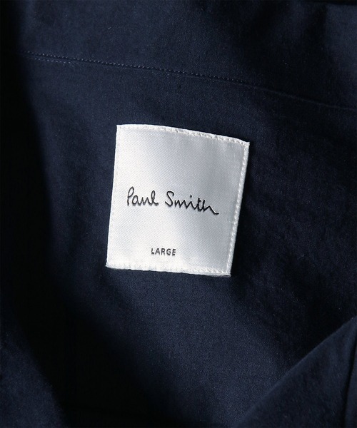 Paul Smith（ポールスミス）の「"Travel Stories" エンブロイダリー オープンカラーシャツ / 163321 905UE（シャツ/ブラウス・メンズ・ネイビー/オフホワイト・X-LARGE/LARGE/MEDIUM/SMALL）」の10枚目の写真