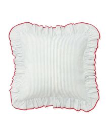 Francfranc（フランフラン）の「ブロックプリント  クッションカバー 450×450 ライトブルー（F-001）（クッション/クッションカバー）」