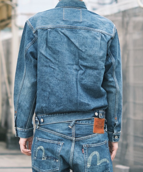 EVISU（エヴィス）の「" EVISU MIJ TIGER  PRESHRUNK DENIM  JACKET"（デニムジャケット・メンズ・インディゴブルー・MEDIUM/LARGE）」の3枚目の写真