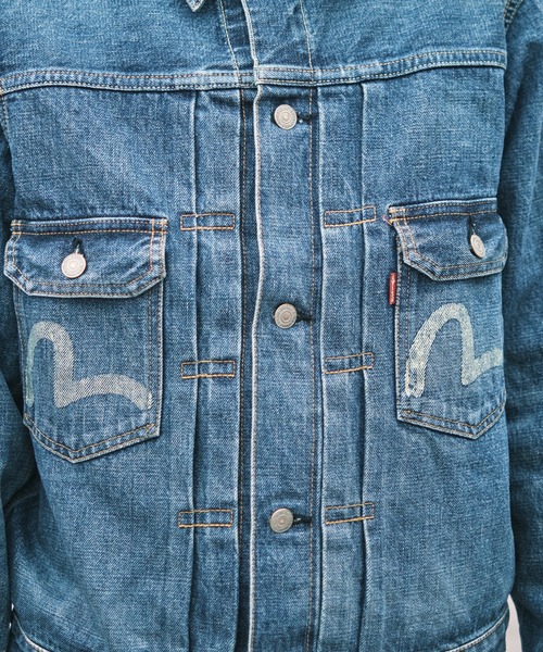 EVISU（エヴィス）の「" EVISU MIJ TIGER  PRESHRUNK DENIM  JACKET"（デニムジャケット・メンズ・インディゴブルー・MEDIUM/LARGE）」の4枚目の写真