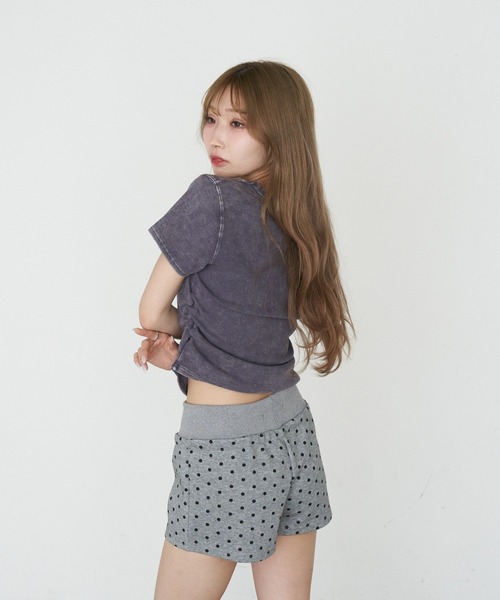 RAY CASSIN(レイカズン)の「ピグメントチビTシャツ(Tシャツ/カットソー・レディース・カーキ/ネイビー/ホワイト系その他/ホワイト・FREE)」の21枚目の写真