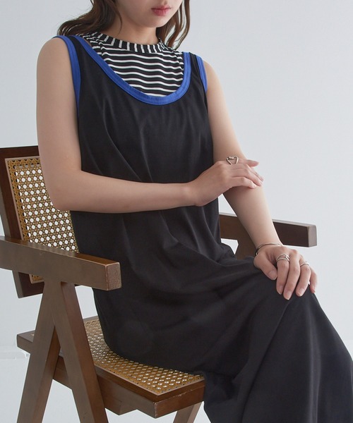 MAISON BREEZE reveur(メゾンブリーズレヴール)の「【MAISON BREEZE reveur】レイヤードカットマキシワンピース trc(ワンピース・レディース・ブラウン/ブラック/チャコールグレー・FREE)」の17枚目の写真