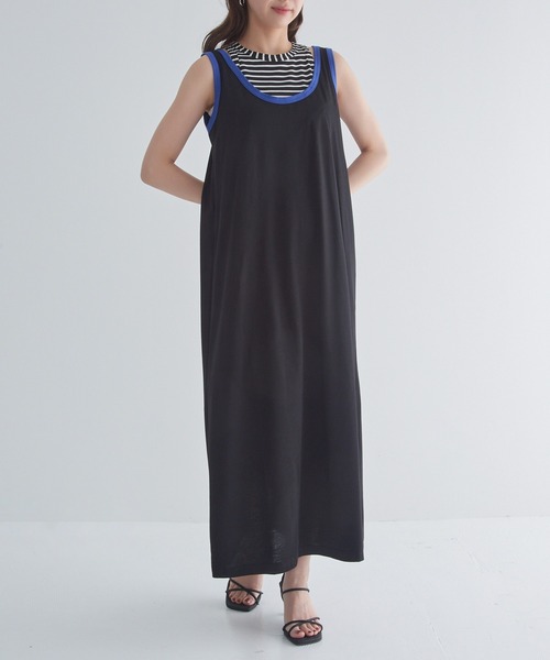 MAISON BREEZE reveur(メゾンブリーズレヴール)の「【MAISON BREEZE reveur】レイヤードカットマキシワンピース trc(ワンピース・レディース・ブラウン/ブラック/チャコールグレー・FREE)」の15枚目の写真