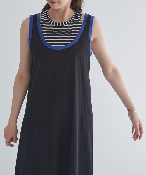 MAISON BREEZE reveur(メゾンブリーズレヴール)の「【MAISON BREEZE reveur】レイヤードカットマキシワンピース trc(ワンピース・レディース・ブラウン/ブラック/チャコールグレー・FREE)」の18枚目の写真