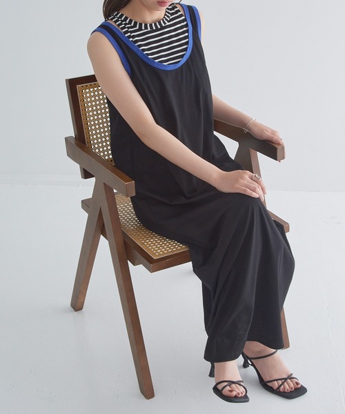 MAISON BREEZE reveur(メゾンブリーズレヴール)の「【MAISON BREEZE reveur】レイヤードカットマキシワンピース trc(ワンピース・レディース・ブラウン/ブラック/チャコールグレー・FREE)」の14枚目の写真