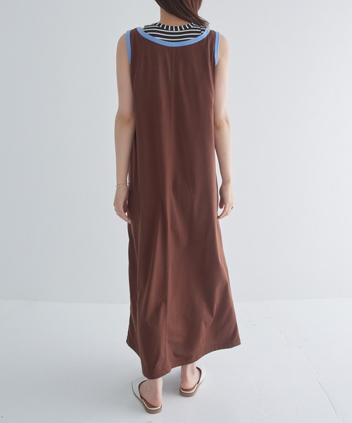 MAISON BREEZE reveur(メゾンブリーズレヴール)の「【MAISON BREEZE reveur】レイヤードカットマキシワンピース trc(ワンピース・レディース・ブラウン/ブラック/チャコールグレー・FREE)」の9枚目の写真