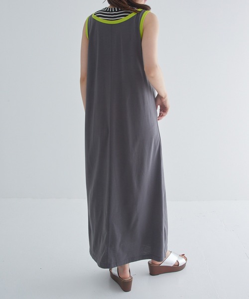 MAISON BREEZE reveur(メゾンブリーズレヴール)の「【MAISON BREEZE reveur】レイヤードカットマキシワンピース trc(ワンピース・レディース・ブラウン/ブラック/チャコールグレー・FREE)」の13枚目の写真