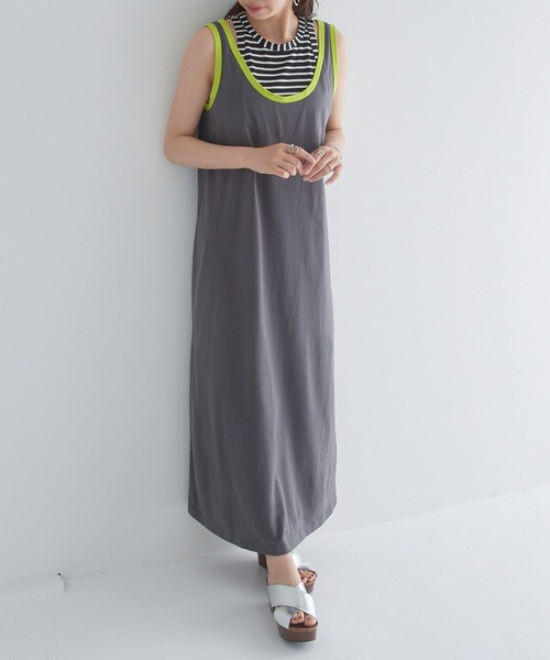 MAISON BREEZE reveur(メゾンブリーズレヴール)の「【MAISON BREEZE reveur】レイヤードカットマキシワンピース trc(ワンピース・レディース・ブラウン/ブラック/チャコールグレー・FREE)」の12枚目の写真