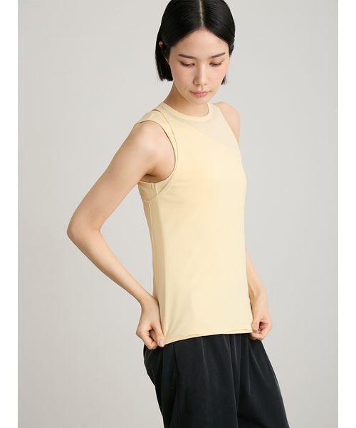 MIESROHE(ミースロエ)の「カップインレイヤードタンク(タンクトップ・レディース・ホワイト/イエロー/ブラック/ブルー・F)」の14枚目の写真