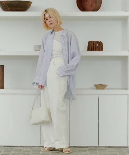 MIESROHE(ミースロエ)の「カップインレイヤードタンク(タンクトップ・レディース・ホワイト/イエロー/ブラック/ブルー・F)」の21枚目の写真