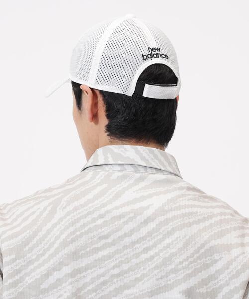 New Balance Golf（ニューバランスゴルフ）の「【new balance golf】軽量 メッシュ 6パネルキャップ (MENS)（キャップ・レディース・ブラック/ネイビー/ホワイト・FREE）」の15枚目の写真