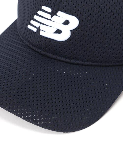 New Balance Golf（ニューバランスゴルフ）の「【new balance golf】軽量 メッシュ 6パネルキャップ (MENS)（キャップ・レディース・ブラック/ネイビー/ホワイト・FREE）」の5枚目の写真