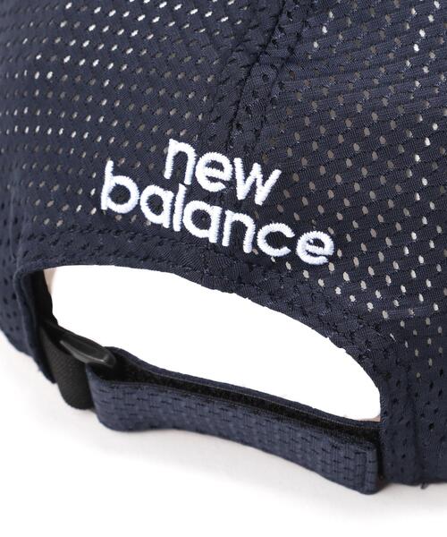 New Balance Golf（ニューバランスゴルフ）の「【new balance golf】軽量 メッシュ 6パネルキャップ (MENS)（キャップ・レディース・ブラック/ネイビー/ホワイト・FREE）」の6枚目の写真