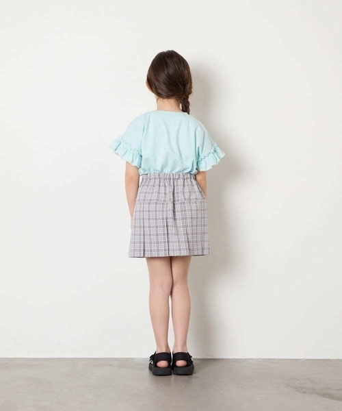 a.v.v（アーヴェヴェ）の「[120-160]リボンプリーツスカート（スカート・キッズ・ライトグレー/ベージュ・150/160/130/120/140）」の8枚目の写真