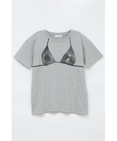 LAGUA GEM(ラグアジェム)の「HALFTONE BRA トップス(Tシャツ/カットソー・レディース・ピンク/ホワイト/杢グレー・FREE)」の2枚目の写真