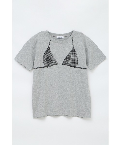 LAGUA GEM（ラグアジェム）の「HALFTONE BRA トップス（Tシャツ/カットソー・レディース・ピンク/ホワイト/杢グレー・FREE）」の19枚目の写真