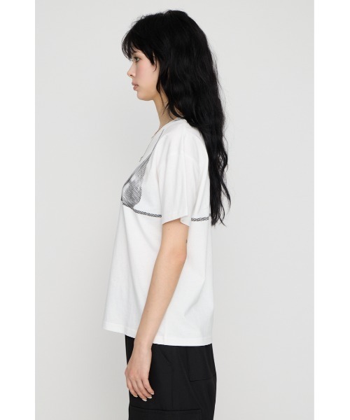 LAGUA GEM（ラグアジェム）の「HALFTONE BRA トップス（Tシャツ/カットソー・レディース・ピンク/ホワイト/杢グレー・FREE）」の13枚目の写真