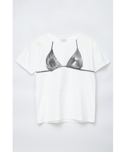 LAGUA GEM（ラグアジェム）の「HALFTONE BRA トップス（Tシャツ/カットソー・レディース・ピンク/ホワイト/杢グレー・FREE）」の9枚目の写真