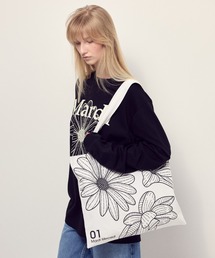 CANVAS BAG TRIPLE FLOWER / キャンバス バッグ トリプル フラワー