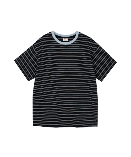BRUMAN(ブルーマン)の「Multi Stripe Tee (Black)(Tシャツ/カットソー・メンズ・その他・S/M/L)」の1枚目の写真