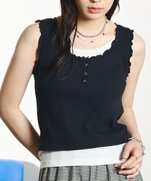 ROSE BUD | LAYERED TANKTOP(タンクトップ)