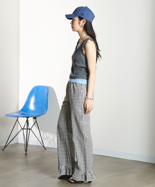 ROSE BUD(ローズバッド)の「LAYERED TANKTOP(タンクトップ・レディース・グレー/ホワイト/ブラック・ONE SIZE)」の22枚目の写真