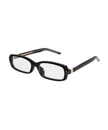 Chikashitsu + | 【Chikashitsu +】slim square frame eyeglasses 2 (2color) / 【チカシツプラス】スリムスクエアフレームメガネ(メガネ)