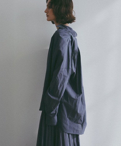 ETRE TOKYO(エトレトウキョウ)の「エアリーコットンガーメントダイシャツ(シャツ/ブラウス・レディース・ホワイト/ブルー/ブラウン・FREE)」の10枚目の写真