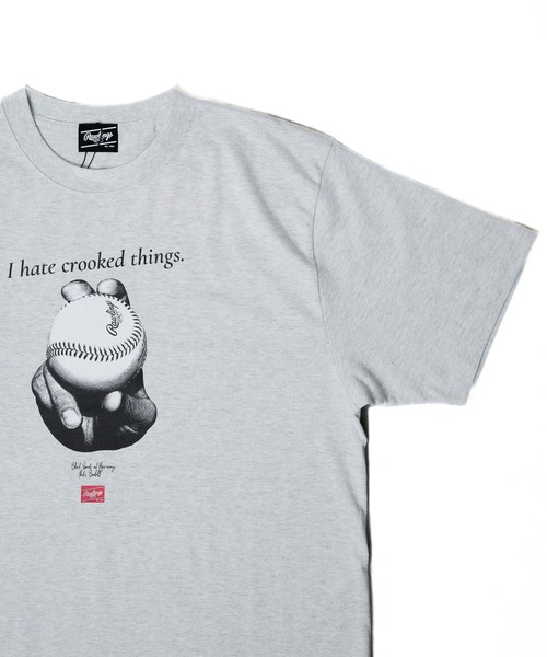 NO WAY(ノーウェイ)の「/Rawlings/ローリングス/STRAIGHT T / ストレートTシャツ(Tシャツ/カットソー・メンズ・ライトグレー/ブラック/ホワイト・X-LARGE/LARGE/MEDIUM)」の12枚目の写真