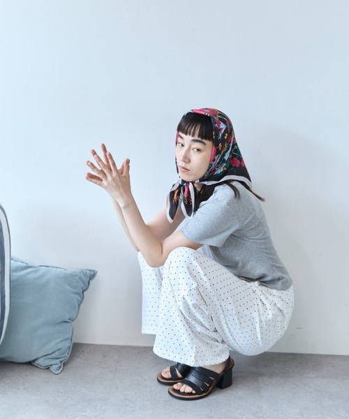 flaeu(フラユ)の「Pin Dot Relax Pants(デニムパンツ・レディース・ホワイト/ブラック・LARGE/MEDIUM)」の22枚目の写真
