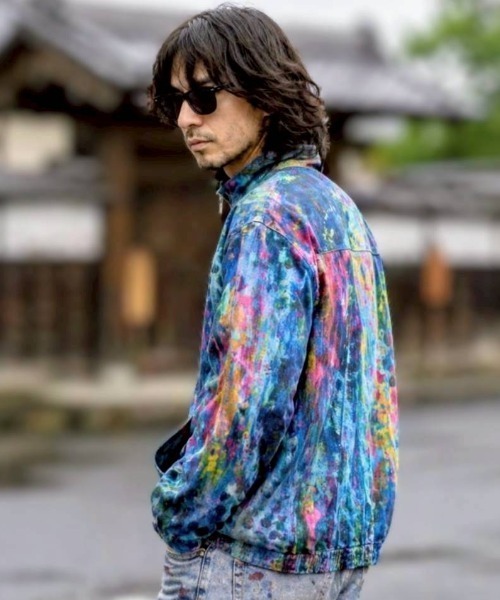 セール】柄半袖ショートスリーブブルゾン（Tシャツ/カットソー