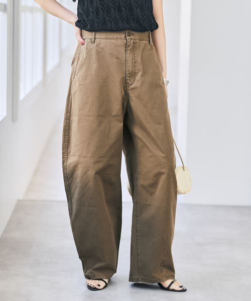 Spick & Span(スピックアンドスパン)の「カーブチノ(チノパンツ・レディース・モカ/ベージュ・38/36/34)」の12枚目の写真