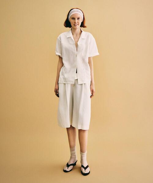 URBAN RESEARCH(アーバンリサーチ)の「Teya LACE PANEL SHIRTS(シャツ/ブラウス・レディース・ホワイト・FREE)」の3枚目の写真