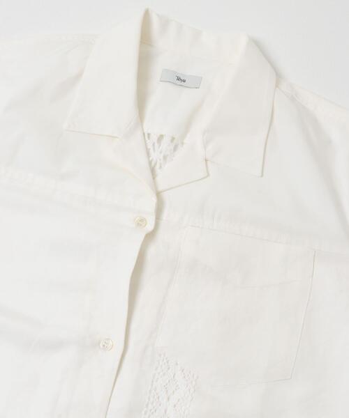 URBAN RESEARCH(アーバンリサーチ)の「Teya LACE PANEL SHIRTS(シャツ/ブラウス・レディース・ホワイト・FREE)」の5枚目の写真