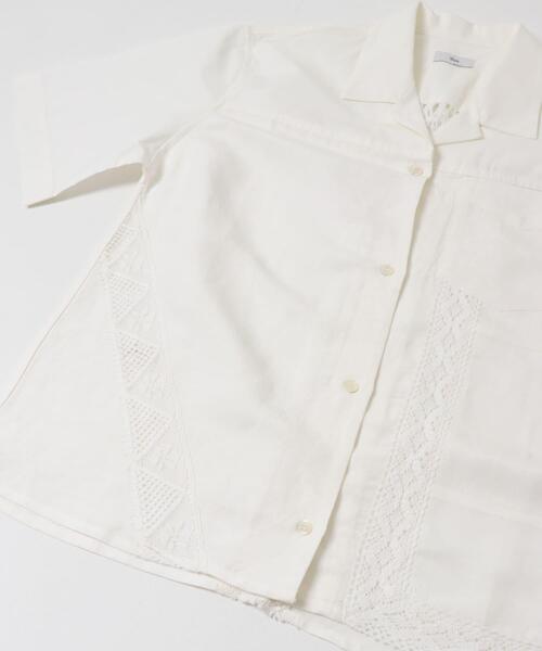URBAN RESEARCH(アーバンリサーチ)の「Teya LACE PANEL SHIRTS(シャツ/ブラウス・レディース・ホワイト・FREE)」の6枚目の写真